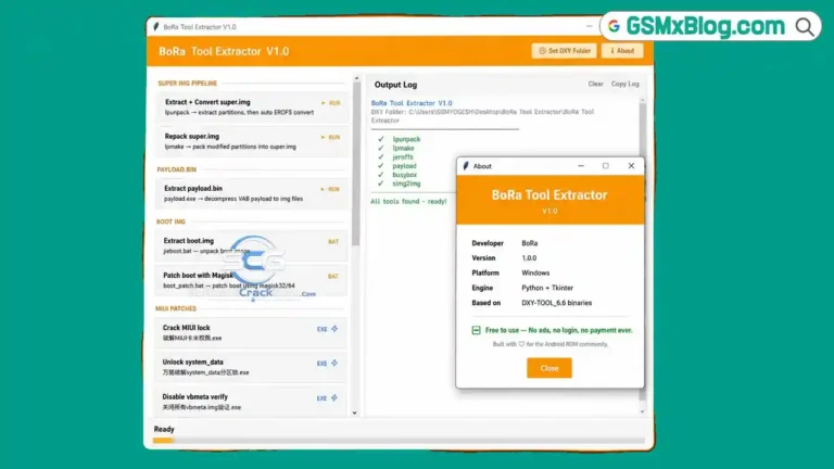 BoRa Tool Extractor V1.0 Free Download