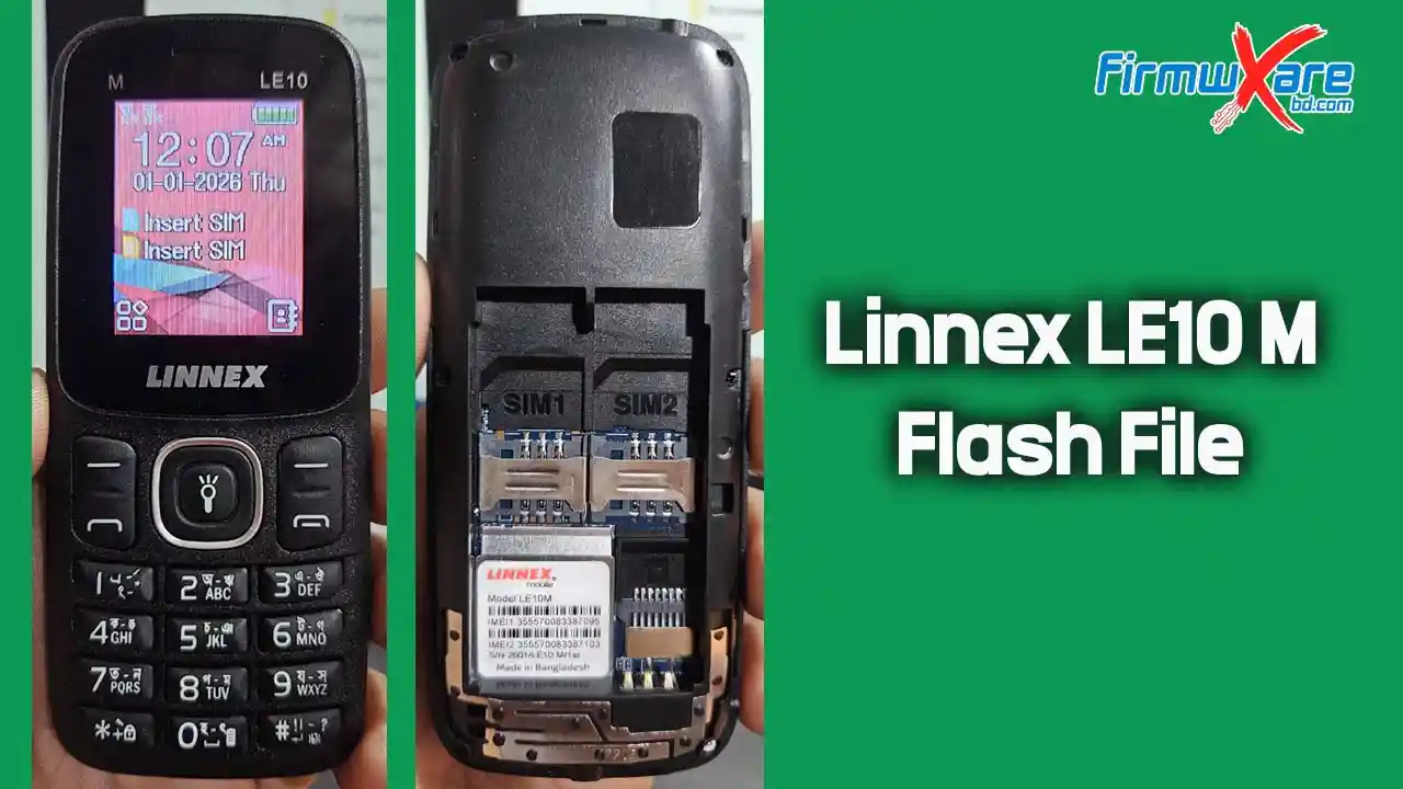 Linnex LE10 M Flash File (Firmware) MT6261DA 1 Linnex LE10 M Flash File
