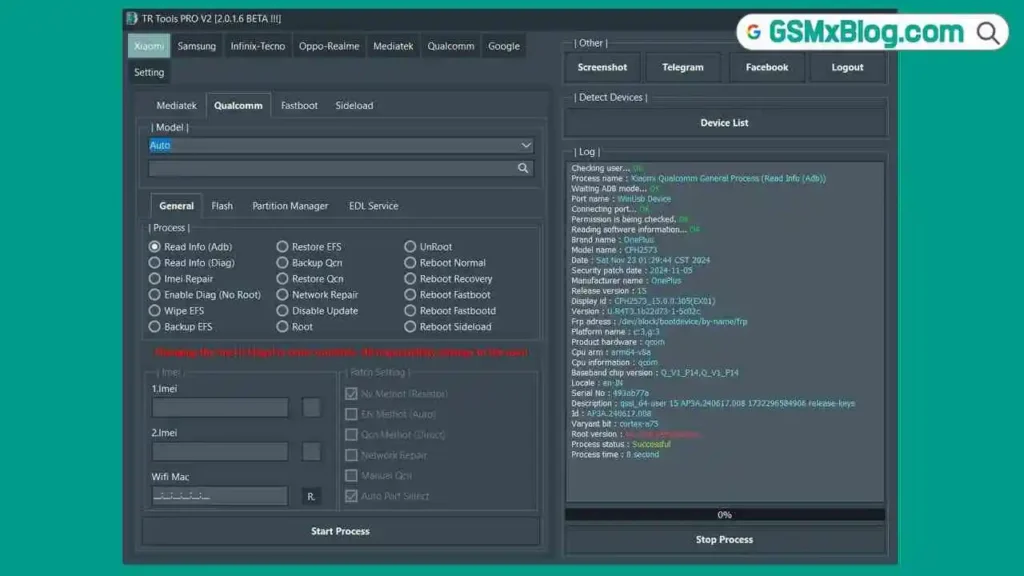 TR Tools PRO v2.0.4.0 Download – Samsung, Huawei, Xiaomi & Oppo Repair Tool 1 TR Tools PRO Download