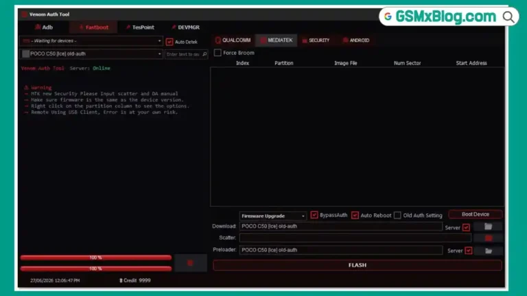 Venom Auth Tool Free Version
