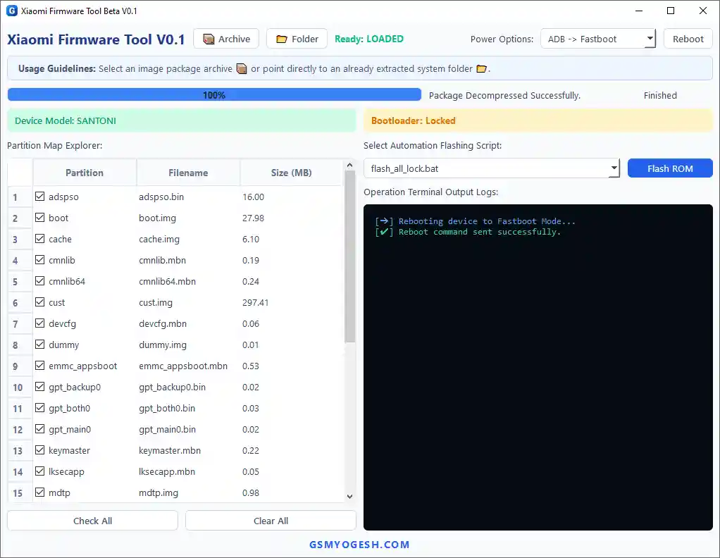 Xiaomi Firmware Tool Beta V0.1 Free Download for Windows 1 Xiaomi Firmware Tool Beta V0.1 Free Download