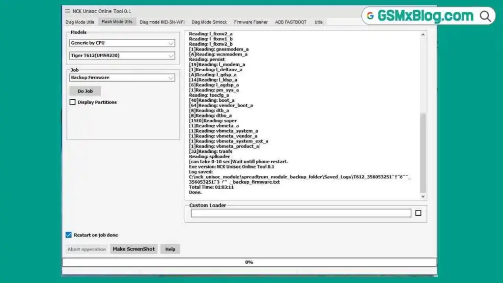 NCK Online UNISOC Tool v1.5 (Latest Version) Download 1 Download NCK Online UNISOC Tool