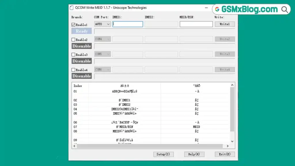 QCOM Write MEID v1.1.7 Download Free – Qualcomm IMEI Repair Tool 1 QCOM Write MEID v1.1.7 Download